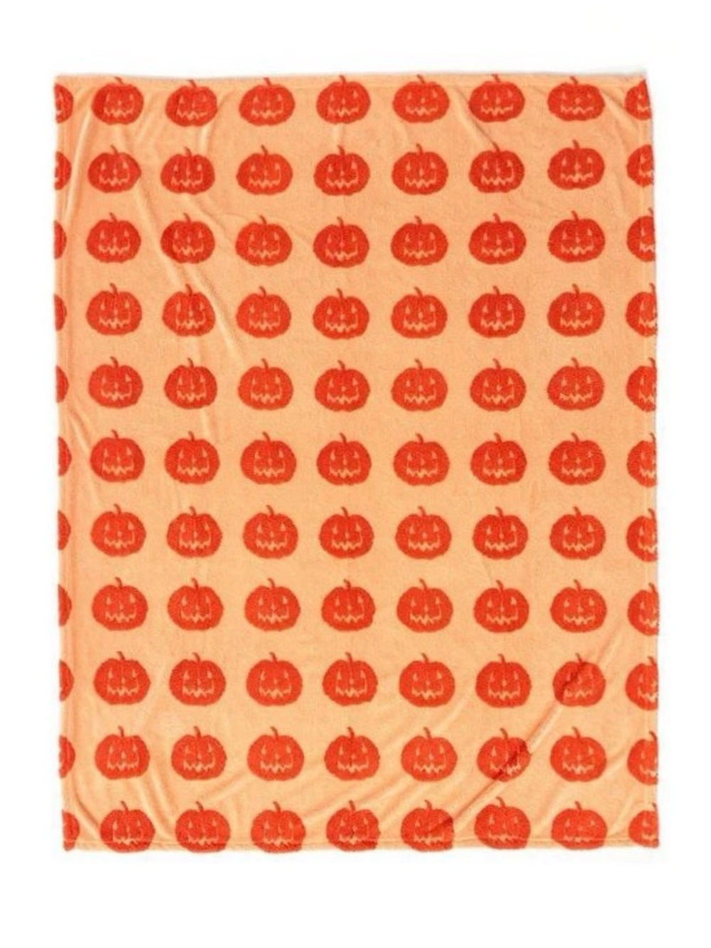 Viral Pumpkin Plush Throw Blanket